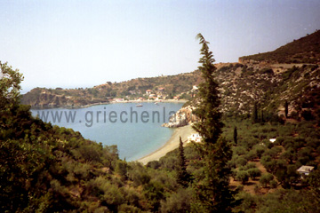 Küste ganz im Süden der Halbinsel Peloponnes in Griechenland