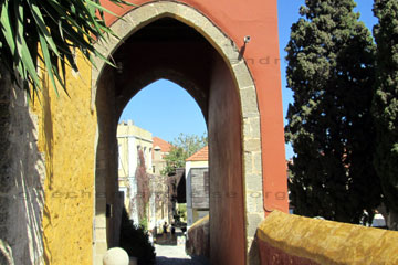 Bild aus der Altstadt von Rhodos.