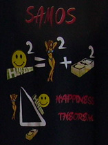 Die Mathematische Formel für den Spassfaktor auf der Insel Samos beim Griechenland Urlaub.