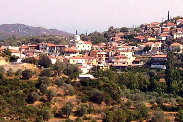 Pyrgos, Bergdorf auf der griechischen Insel Samos, liegt im Süden in der Nähe von Ireon.